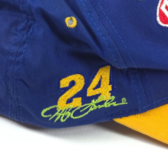 Vintage Jeff Gordon Dupont Refinish Racing Embroidered Snapback Hat NASCAR Chase - Picture 11 of 16